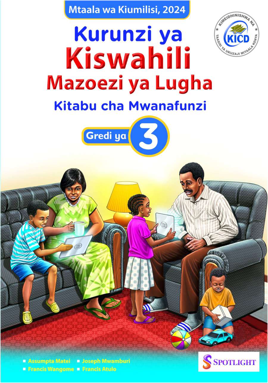 Kurunzi ya Kiswahili Mazoezi ya Lugha Kitabu cha Mwanafunzi Gredi ya 3